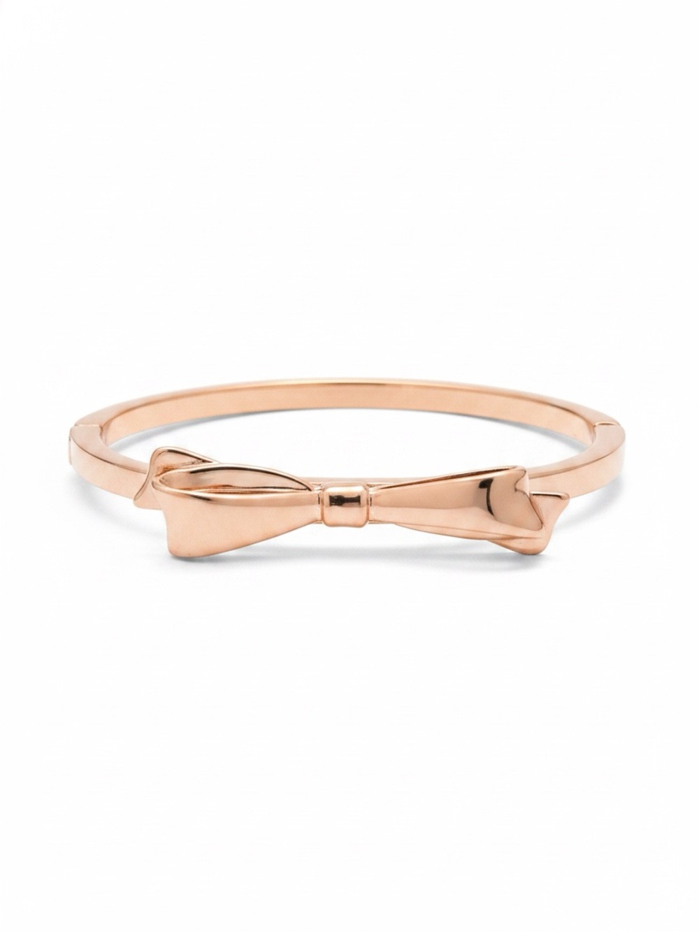 kate spade rose gold bow hinge bracelet